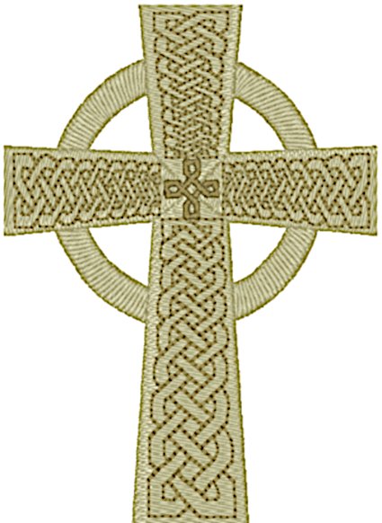 Celtic Cross Religious Machine Embroidery Design
