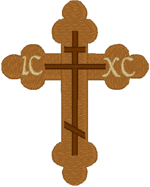 Machine Embroidery Design: Byzantine Cross