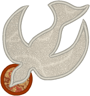 Machine Embroidery Design: Holy Spirit Applique