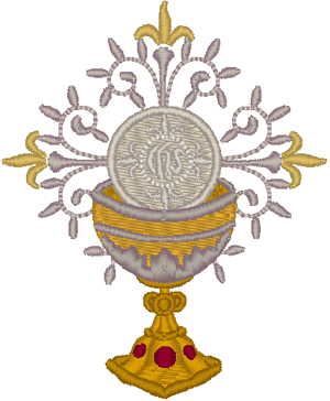 Vintage Ecclesiastical Design 264 Religious Machine Embroidery Design