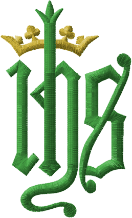 Vintage Ecclesiastical Design 607 Religious Machine Embroidery Design