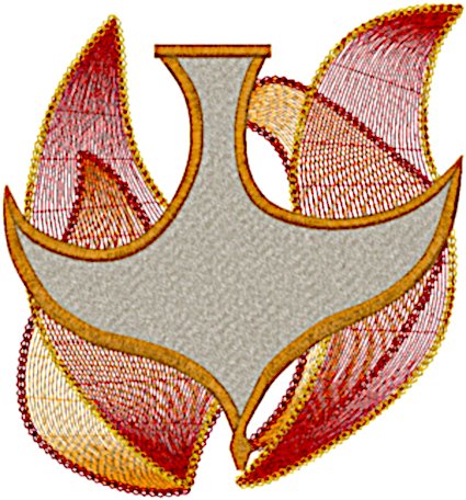 Christian Holy Spirit #8 Religious Machine Embroidery Design