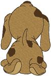 Sweet Little Puppy Embroidery Design