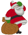 Machine Embroidery Designs: Tiny Santa 7