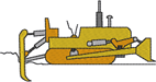 Machine Embroidery Designs: Bulldozer/Ripper