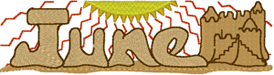 Machine Embroidery Designs: Illustrated June