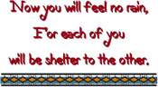 Machine Embroidery Designs: Apache Wedding Blessing 1