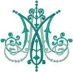 Auspice Maria #5 Embroidery Design