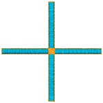 Equal-Armed Cross Embroidery Design