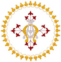 Machine Embroidery Design: Mega Vintage Ecclesiastical Design 595/319