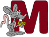 Machine Embroidery Designs: Really Neat Animal Alphabet M