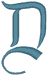 Machine Embroidery Designs: LaBrit Alphabet D