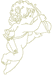 Machine Embroidery Designs: Cupid with Bow