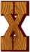 Machine Embroidery Designs: Western Alphabet X