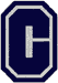 Alphabets Machine Embroidery Designs: Varsity Alphabet C