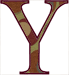 Machine Embroidery Designs: Greek Alphabet Applique Y