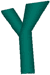 Alphabets Machine Embroidery Designs: Grinch Uppercase Y