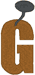 Alphabets Machine Embroidery Designs: Nailed Uppercase G