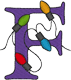 Alphabets Machine Embroidery Designs: Festival of Lights Uppercase F
