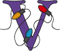 Alphabets Machine Embroidery Designs: Festival of Lights Uppercase V
