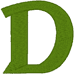 Alphabets Machine Embroidery Designs: Cairo Font Uppercase D