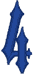 Alphabets Machine Embroidery Designs: Bengal Font Number 4
