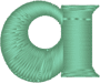 Alphabets Machine Embroidery Designs: Equador Font Lowercase A