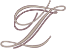 Alphabets Machine Embroidery Designs: Wedding Bliss Font Uppercase L