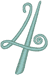 Alphabets Machine Embroidery Designs: Frivolity Font Number 4