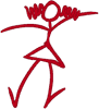 Machine Embroidery Designs: Stick Figure 5