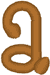 Alphabets Machine Embroidery Designs: Boys Are Gross Alphabet Lowercase A
