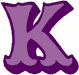 Alphabets Machine Embroidery Designs: Carnival Alphabet K