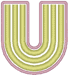 Alphabets Machine Embroidery Designs: Dreamland Alphabet V