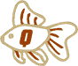 Alphabets Machine Embroidery Designs: Fishy Alphabet Q