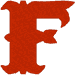 Alphabets Machine Embroidery Designs: Saloon Alphabet F